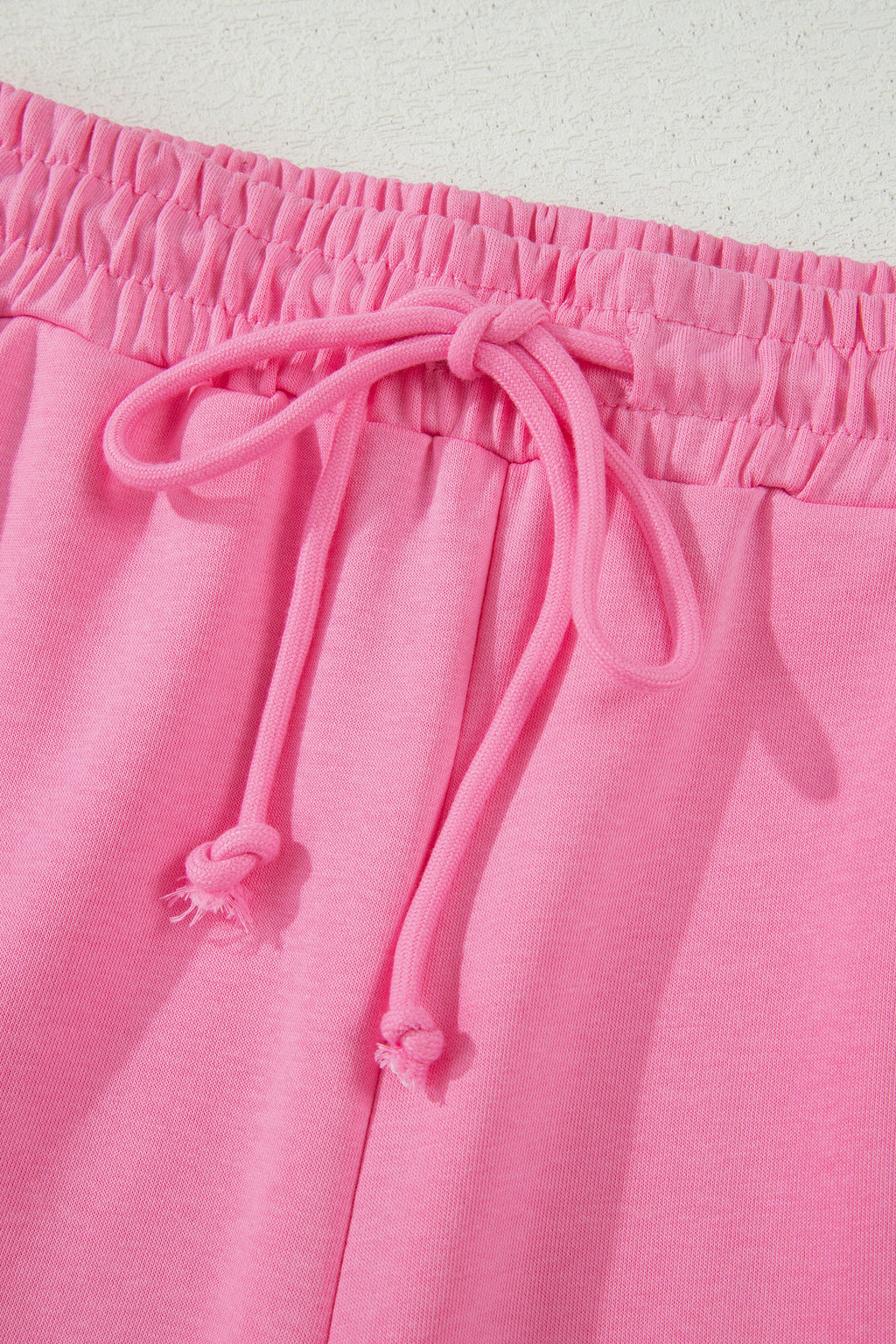 Sachet Pink Lace Patchwork Two-Piece Pant Set